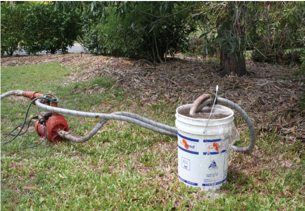 dam and pump waste